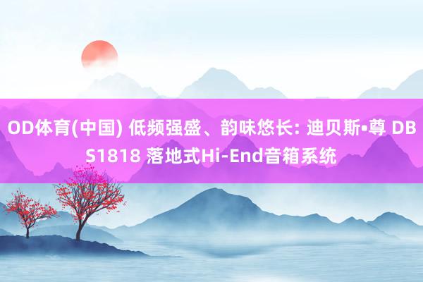 OD体育(中国) 低频强盛、韵味悠长: 迪贝斯•尊 DBS1818 落地式Hi-End音箱系统