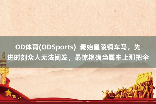 OD体育(ODSports)  秦始皇陵铜车马，先进时刻众人无法阐发，最惊艳确当属车上那把伞