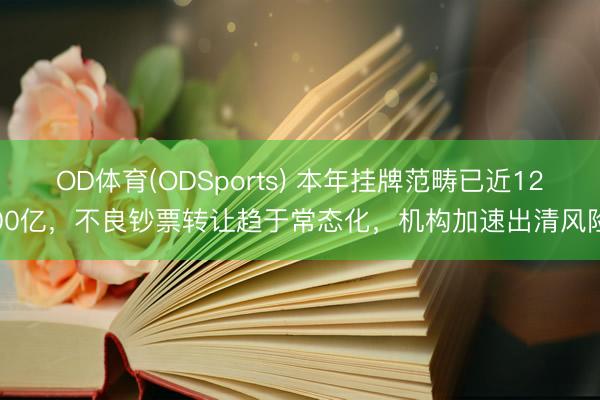 OD体育(ODSports) 本年挂牌范畴已近1200亿，不良钞票转让趋于常态化，机构加速出清风险