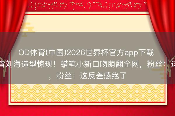 OD体育(中国)2026世界杯官方app下载 赵丽颖短发皆刘海造型惊现！蜡笔小新口吻萌翻全网，粉丝：这反差感绝了